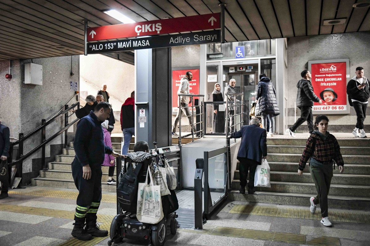 Ankara'da Engellilere Metro Erişimi Kolaylaştı
