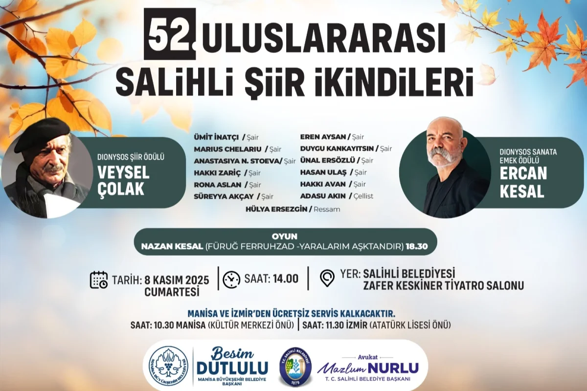 Salihli, Şiir ve Sanatla Buluşuyor