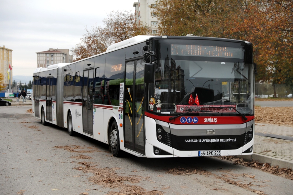 Samsun'da Bayramda Ücretsiz Toplu Taşıma
