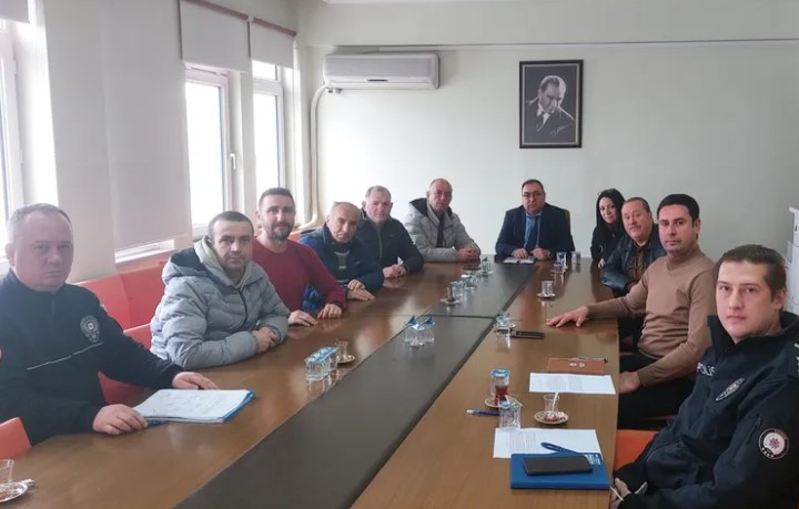 Keşan'da Sporda Şiddete Karşı Güvenlik Toplantısı
