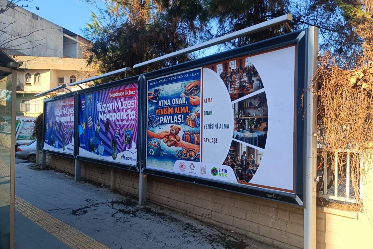 Mardin’de Sıfır Atık Temaları Billboard ve Eğitimlerle Paylaşılacak