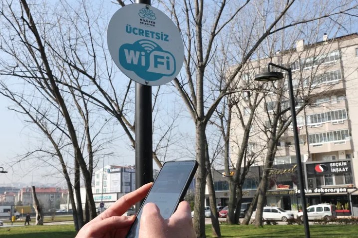 Nilüfer'de Genişleyen Ücretsiz Wi-Fi Ağı
