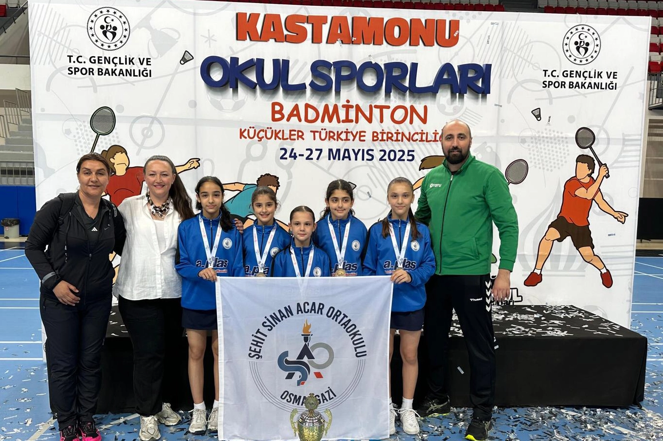 Osmangazi'den Badminton Şampiyonluğu
