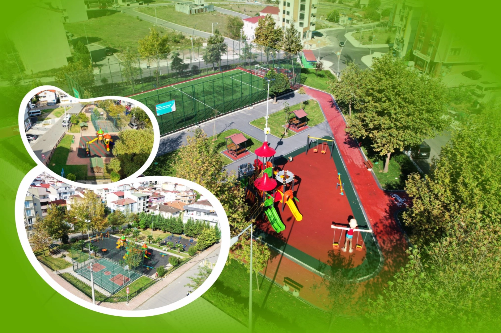 Çayırova'ya Yeni Yeşil Alanlar ve Sosyal Yaşam Alanları Kazandırıldı
