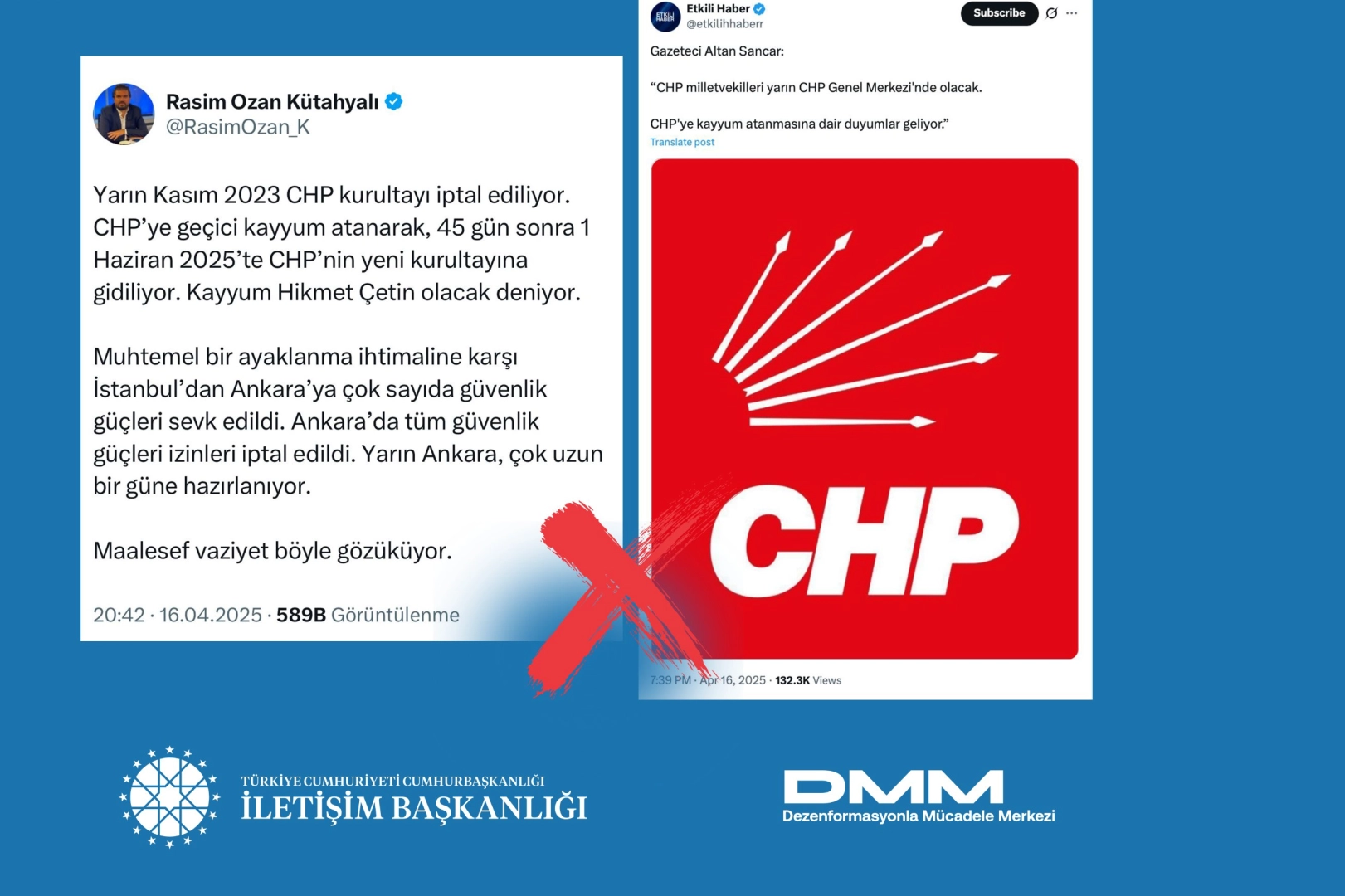 CHP'ye Kayyum İddiası:  Manipülasyon Ortaya Çıktı
