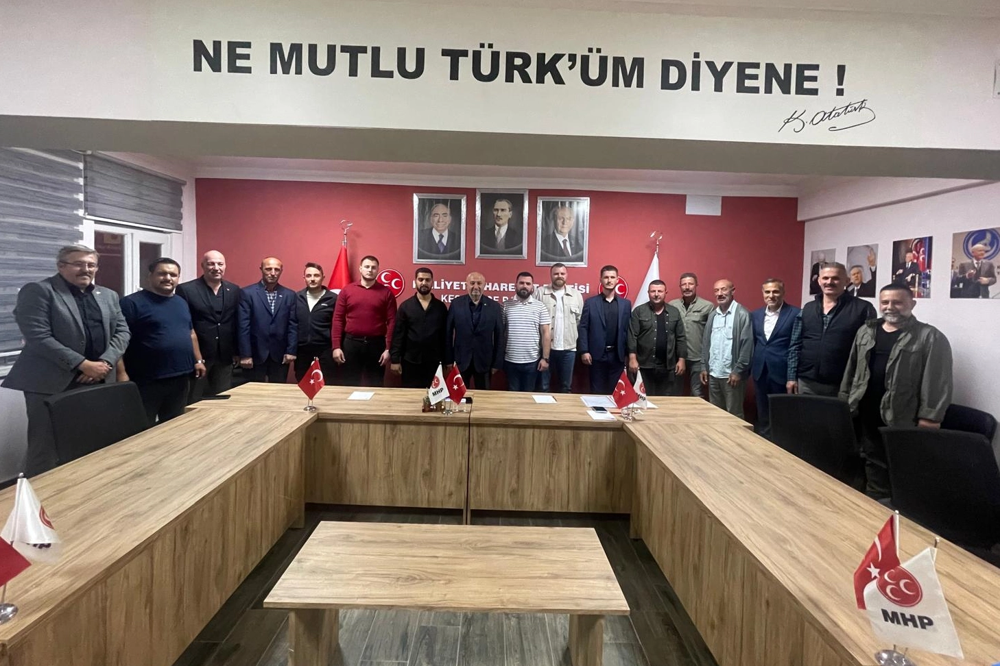 MHP Keşan İlçe Başkanlığı'nda Görev Dağılımı Tamamlandı

