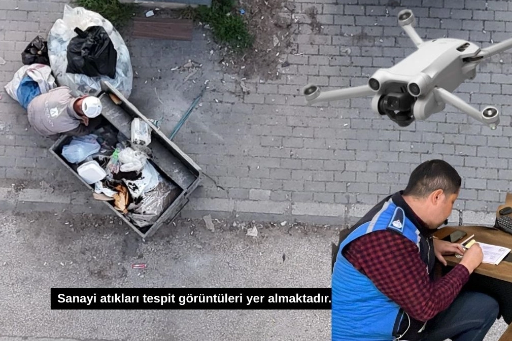İnegöl'de Drone ile Çevre Kirliliğine 5 Milyon TL Ceza
