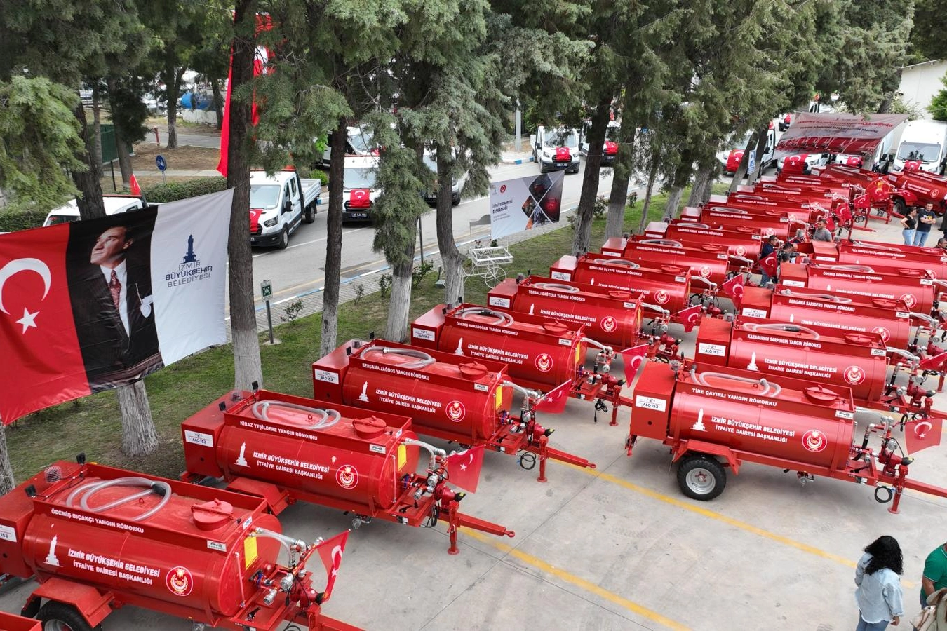İzmir'e 125 Yeni Yangın Tankeri
