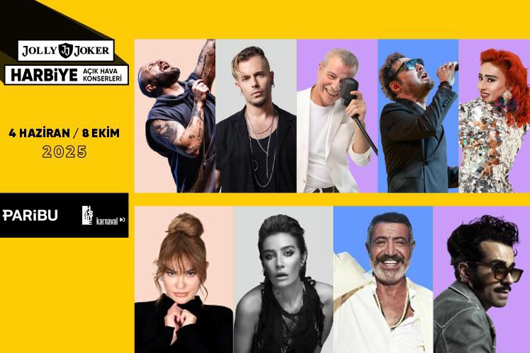 Jolly Joker Harbiye Konserleri Başlıyor!
