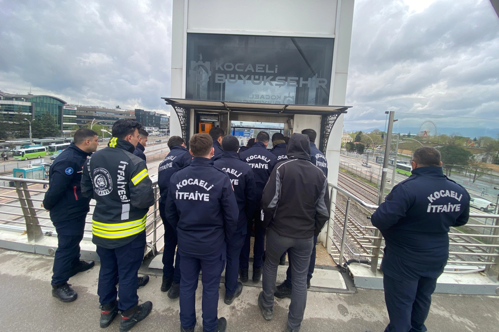 Kocaeli İtfaiyesi'ne Asansör Kurtarma Eğitimi

