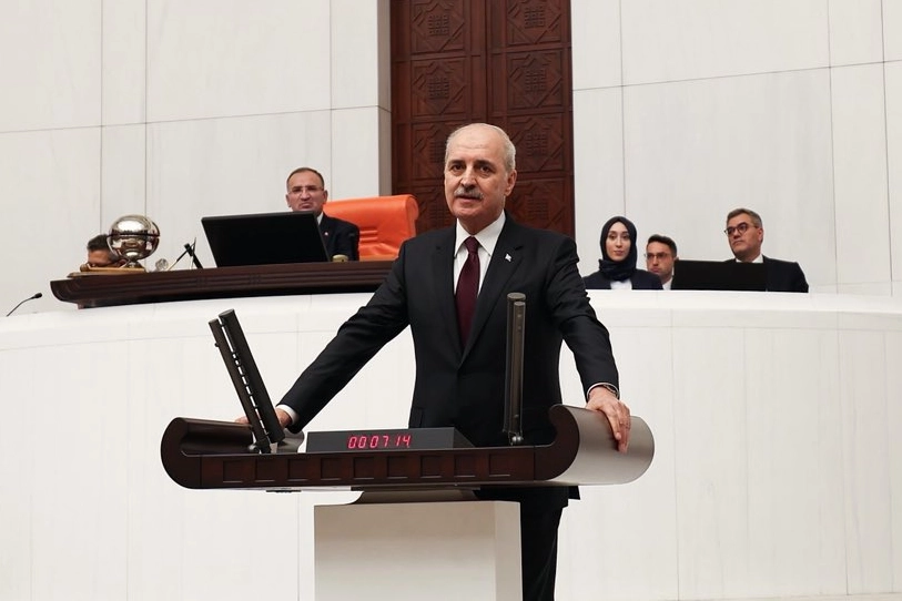 Kurtulmuş, TBMM Başkanlığı'nda 