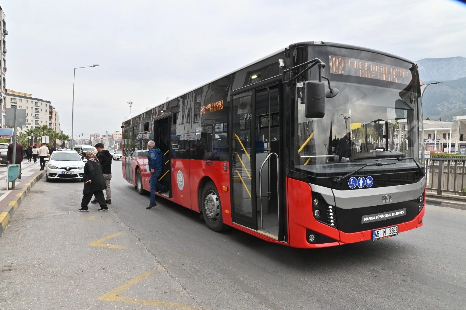 Manisa'da 1 Mayıs'ta Toplu Taşıma Bedava

