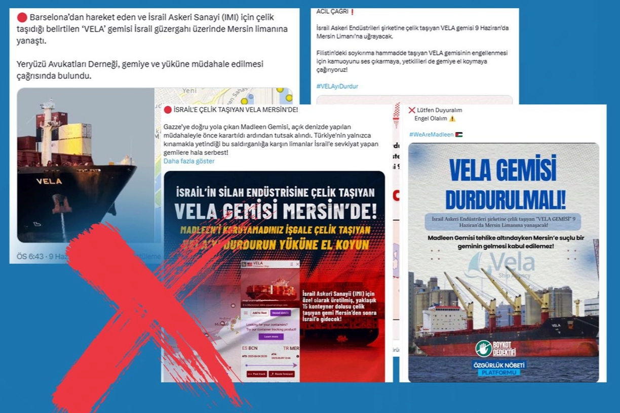 Mersin Limanı'ndaki İsrail iddiası yalanlandı

