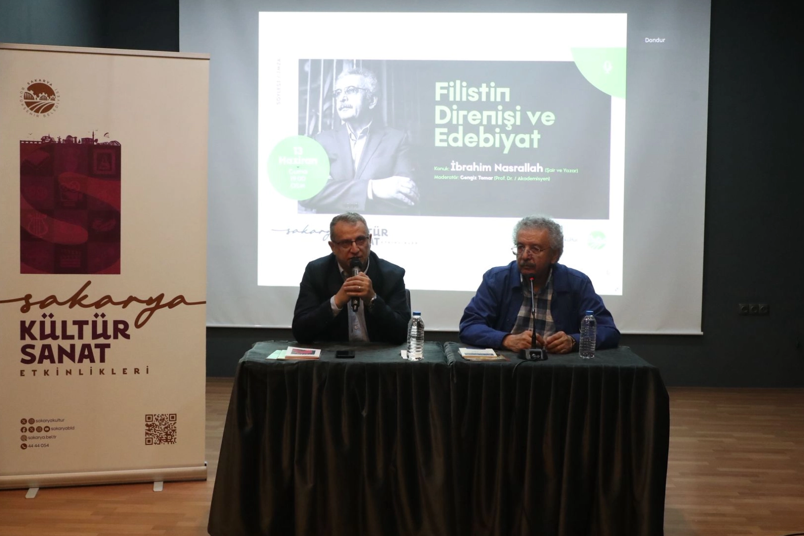 Sakarya'da Filistinli Şair Nasrallah'tan Direniş ve Edebiyat Söyleşisi
