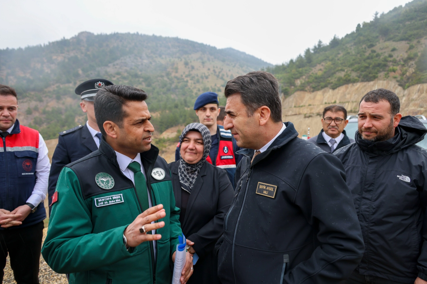 Vali Aygöl, Samrı Barajı'nı yerinde inceledi
